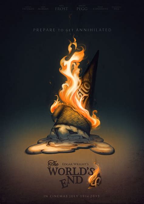 The World's End poster by Vero Navarro, via Behance | Alternative movie ...