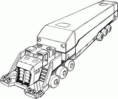 Big Trucks Coloring Pages - Coloring Home