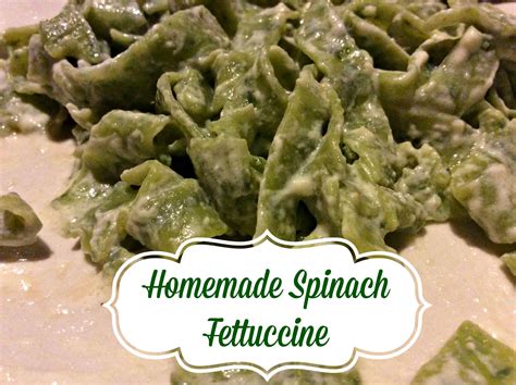 Spinach Fettuccine Pasta Recipe