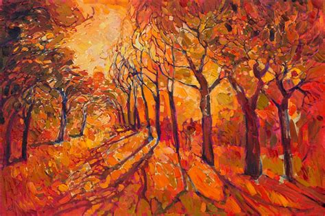 Gilded Path - Erin Hanson Contemporary Impressionism Art Gallery in Carmel-by-the-Sea and San Diego
