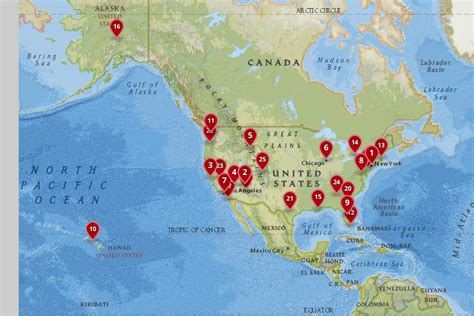 Tourist Places In Usa Map - vrogue.co