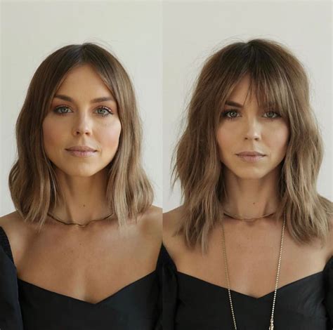 50 most trendy and flattering bangs for round faces in 2023 – Artofit