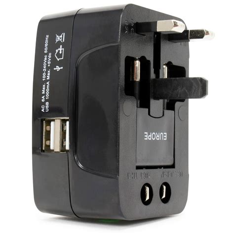 International Travel Adapter with USB Ports – Travellty