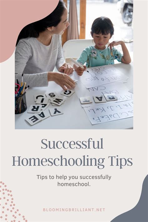 Successful Homeschooling Tips - Blooming Brilliant