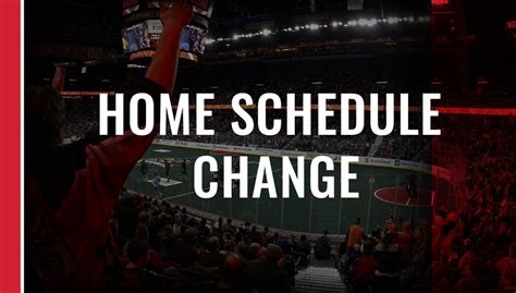 ROUGHNECKS ANNOUNCE HOME SCHEDULE CHANGE - Calgary Roughnecks