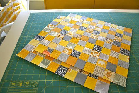 An Ingenious Method for Piecing Small Fabric Squares - Quilting Digest