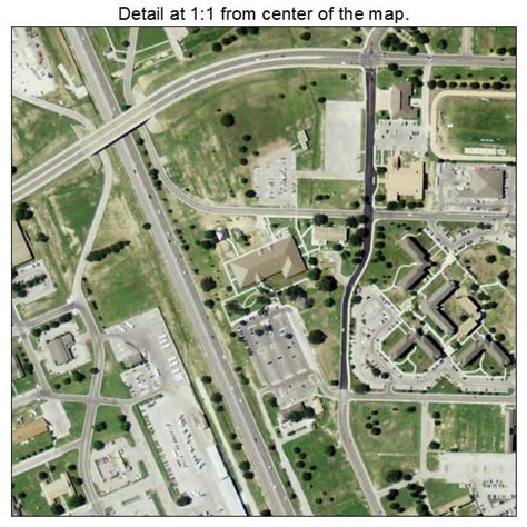 Aerial Photography Map of Lackland AFB, TX Texas