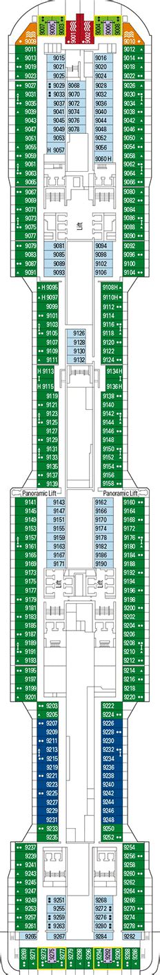 MSC Meraviglia Deck plan & cabin plan