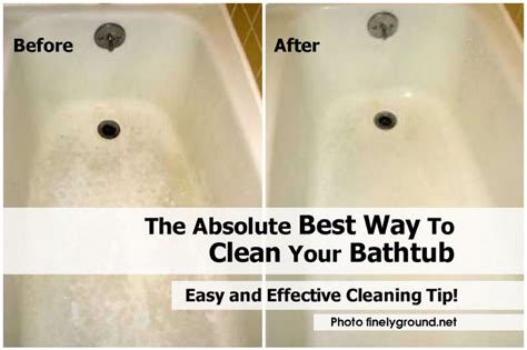 The Absolute Best Way To Clean Your Bathtub - Handy DIY