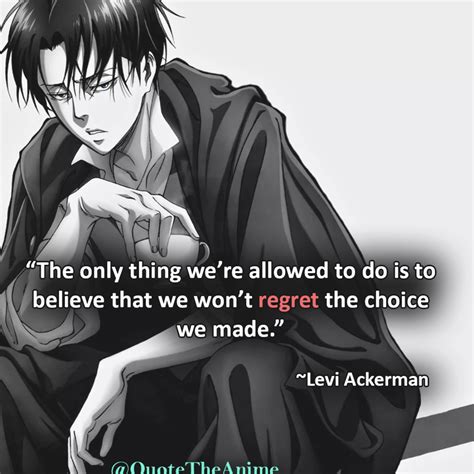 Levi Ackerman Quotes Short / Few members managed to survive, including ...