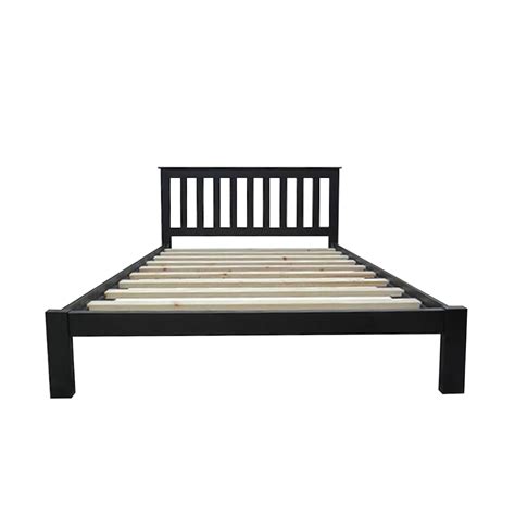 Kingston Black Double Bed Frame - Dream Furniture