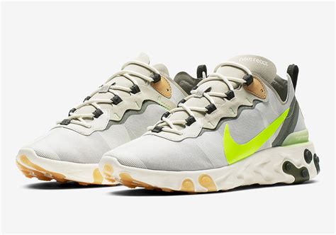 Nike React Element 55 "Volt Swoosh" Release Info - JustFreshKicks