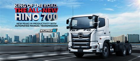 Hino 700 Series | Euro 6-compliant Heavy-duty Trucks