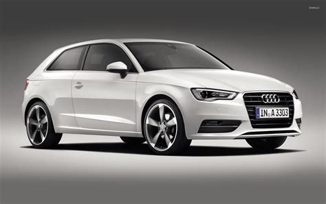 White Audi Wallpaper