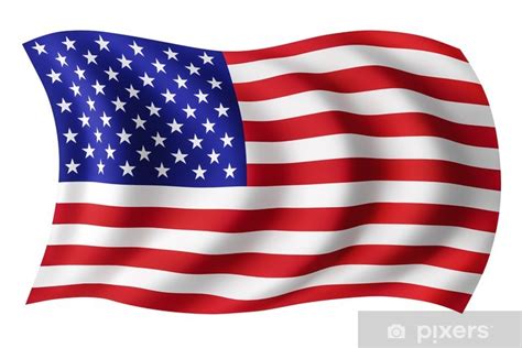 Fototapete USA-Flagge USA - amerikanische Flagge - PIXERS.AT