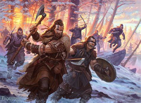 ArtStation - Frostgrave Barbarians