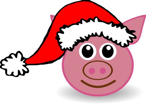 Pig Animal Christmas Santa · Free vector graphic on Pixabay