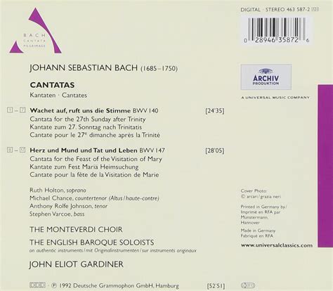 John Eliot Gardiner - Bach Cantatas & Other Vocal Works - Discography Part 1