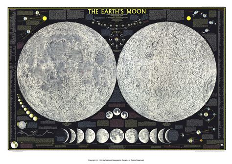 Map of the Moon from February 1969 National Geographic [7440x5261] : MapPorn