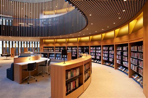 Modern Library Interiors - Hawk Haven