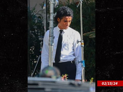 Michael Jackson's Nephew Jaafar In Full Costume As King of Pop On Biopic Set