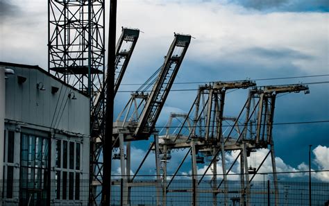 Shipyard Cranes Free Stock Photo - Public Domain Pictures