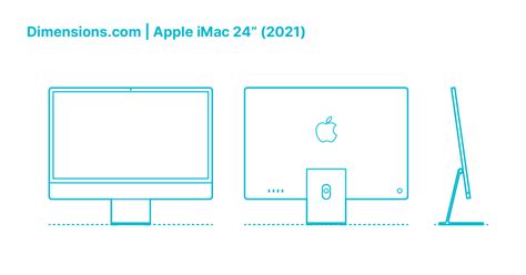 Apple iMac 24” (2021) Dimensions & Drawings | Dimensions.com