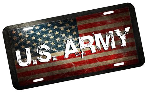 U.S. Army License Plate | Nostalgia Decals Graphic License Plates ...