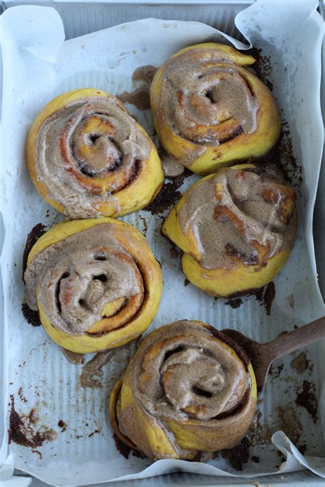 Pumpkin Spice Cinnamon Rolls | A Bountiful Kitchen