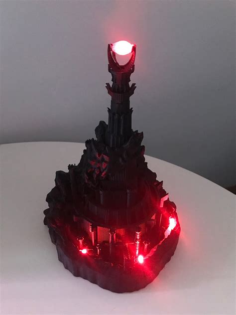 Tower of Sauron/barad Dur/ Eye of Sauron/ Lord of the Rings/ Rings of ...