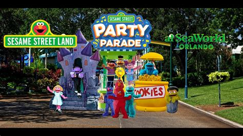 Sesame Street Party Parade at Sesame Street Land SeaWorld Orlando (Multi-Cam) 2023 Performance ...