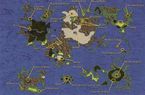 World Map - The Final Fantasy Wiki - 10 years of having more Final Fantasy information than Cid ...