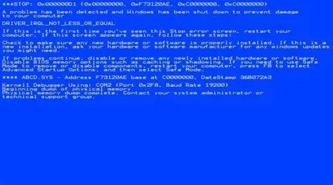 Windows 11 Blue Screen