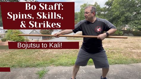 Basic Bo Staff: Spins, Skills, Strikes! #bojutsu #staff #escrima #kali ...