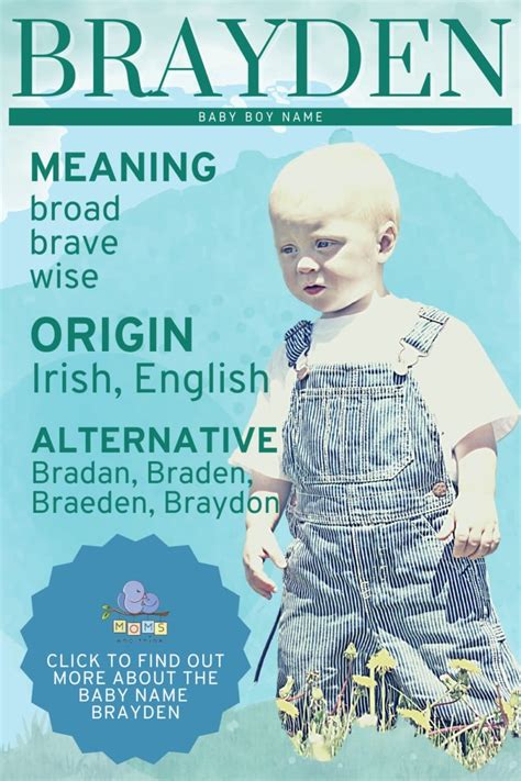 Brayden Name Meaning & Origin | Middle Names for Brayden