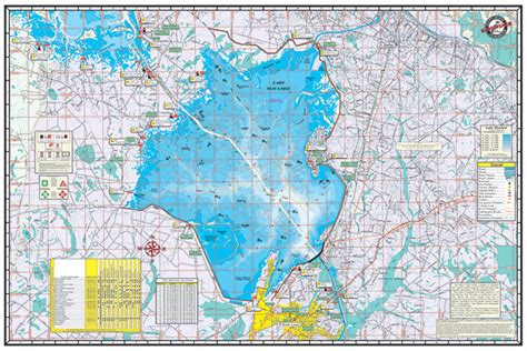 Lake Marion & Lake Moultrie #312 | Kingfisher Maps, Inc.