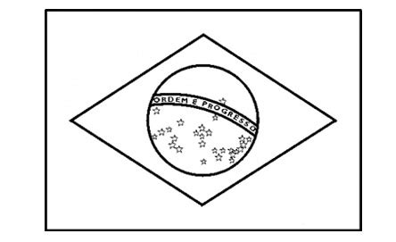 Brazilian Flag - Free Printable - Colouring Pages