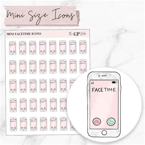 Mini Facetime Stickers | Stickers for Facetime - The GP Studio ...