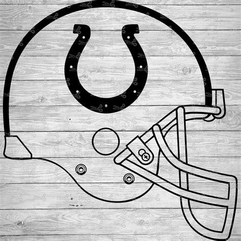 Colts Helmet SVG,EPS & PNG Files | Digital Download files for Cricut, Silhouette Cameo, and more