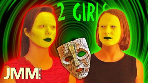 2 Girls 1 Mask (The MASK Girl Dorian Transformation) The MASK Returns ...