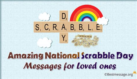 Amazing National Scrabble Day Messages QUotes for Loved ones