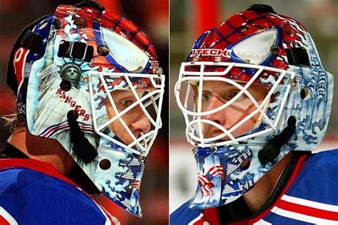 Best Goalie Masks - New York Rangers | Goalie mask, Goalie, Goalie gear