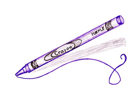 How to Draw a Purple Crayon: 13 Steps (with Pictures) - wikiHow