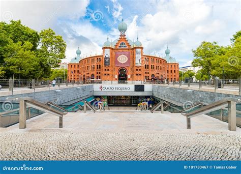 Campo Pequeno Museum Front View in Portugal Editorial Photography ...