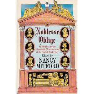 NANCY MITFORD NOBLESSE OBLIGE PDF