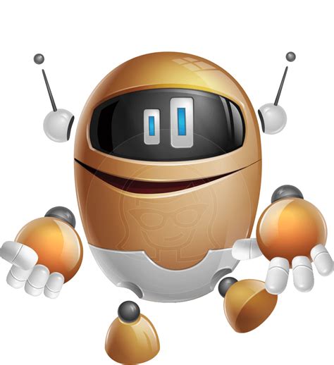 Artificial Intelligence Robot Cartoon Vector Character | GraphicMama