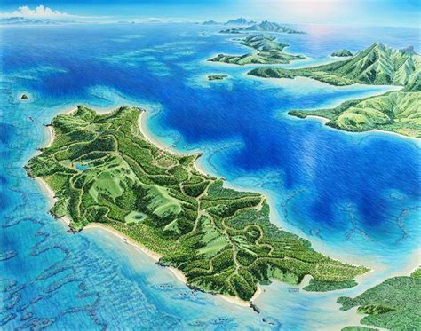 Plantation Island Resort Map Fiji