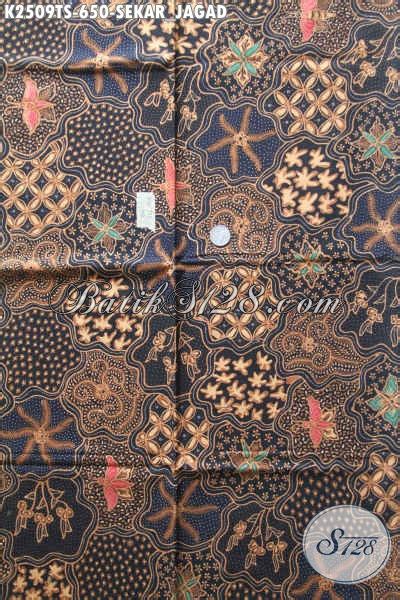 Kain Batik Klasik Sekar Jagad, Hadir Dengan Kwalitas Mewah Proses Tulis Soga Bahan Halus Dan ...