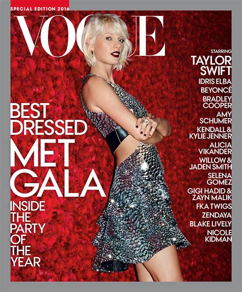 Taylor Swift – Vogue MET Gala Special Edition 2016 | GotCeleb