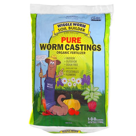 Wiggle Worm Earthworm Castings OMRI Organic Fertilizer – Great Lakes Bio Systems